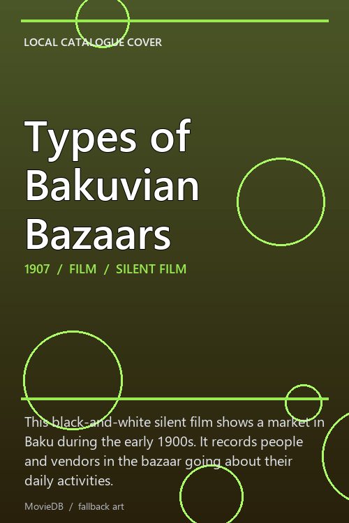 Types of Bakuvian Bazaars poster