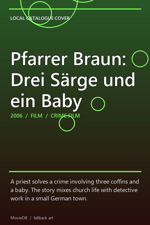 Pfarrer Braun: Drei Särge und ein Baby poster
