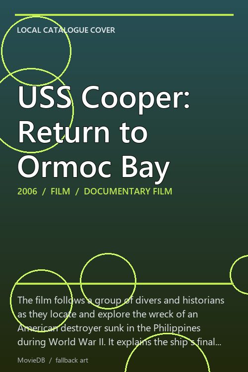 USS Cooper: Return to Ormoc Bay poster
