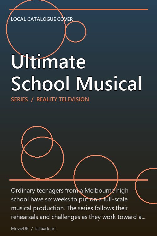 Ultimate School Musical poster