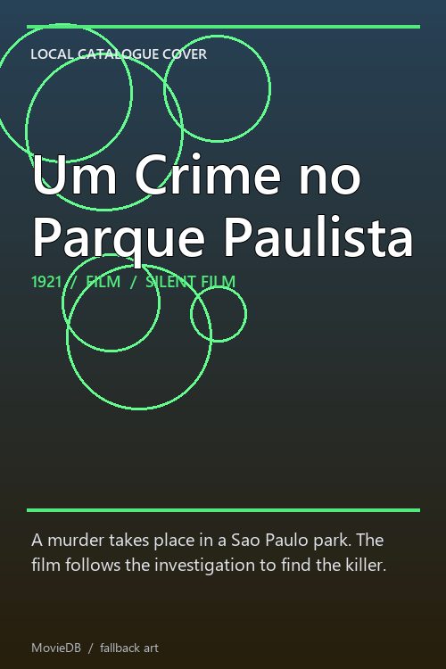 Um Crime no Parque Paulista poster
