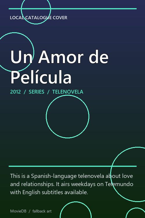 Un Amor de Película poster