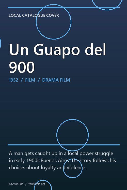 Un Guapo del 900 poster
