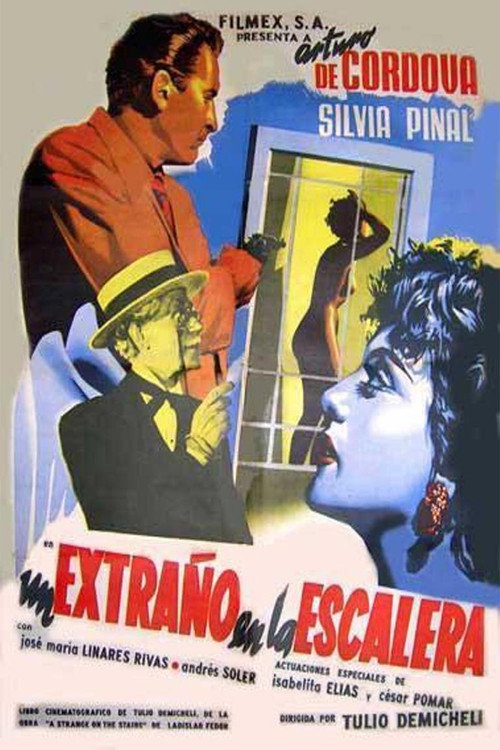 Un extraño en la escalera poster