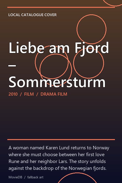 Liebe am Fjord – Sommersturm poster