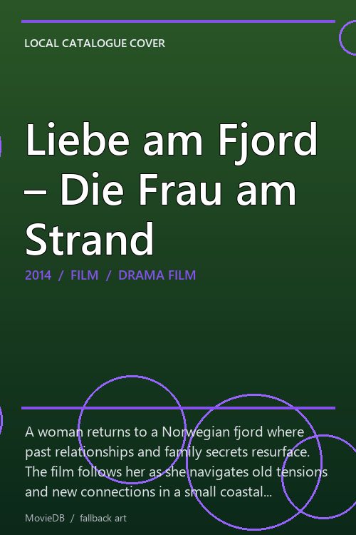 Liebe am Fjord – Die Frau am Strand poster