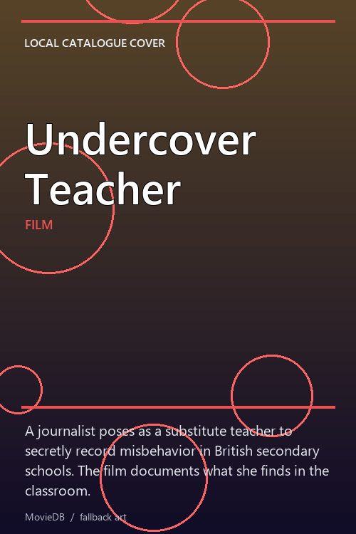 Undercover Teacher poster