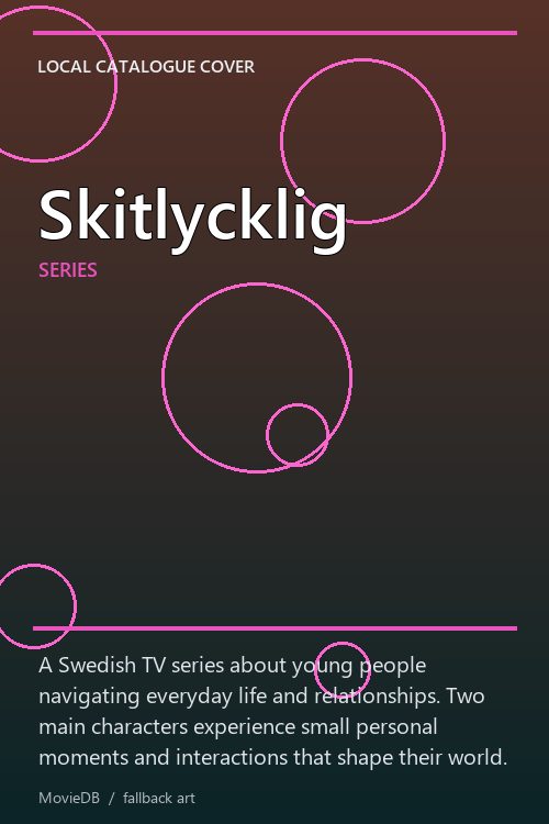 Skitlycklig poster