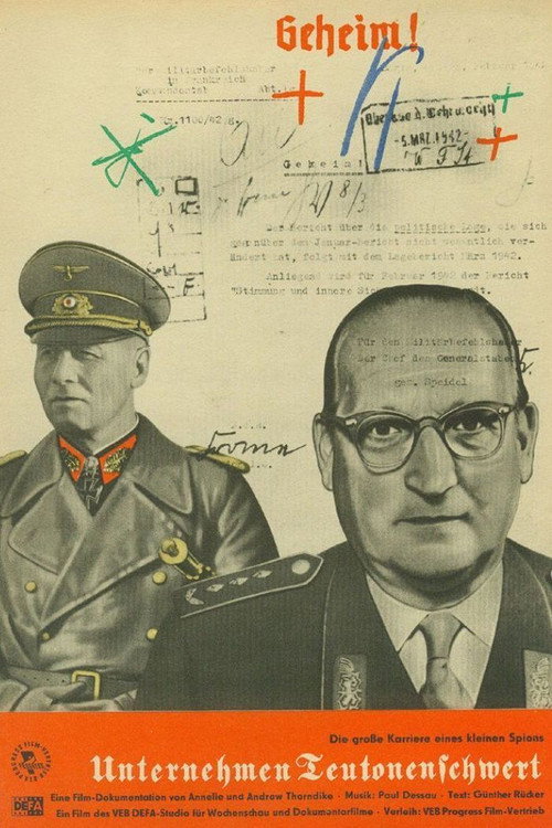 Unternehmen Teutonenschwert poster