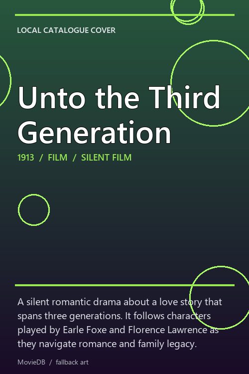 Unto the Third Generation poster