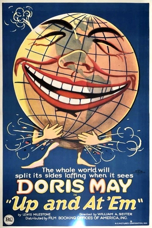 Up and at 'Em poster