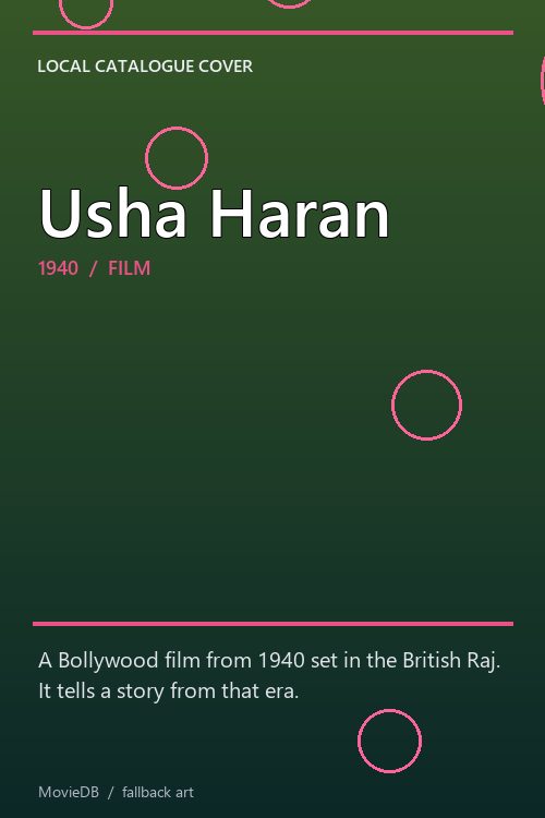 Usha Haran poster
