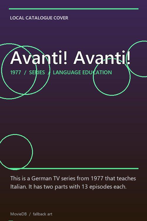 Avanti! Avanti! poster
