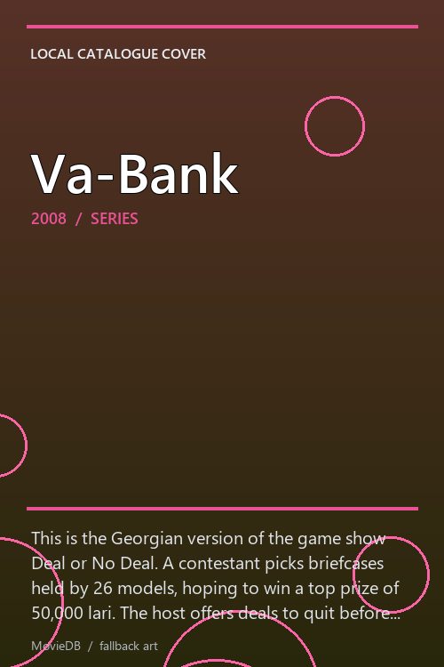 Va-Bank poster