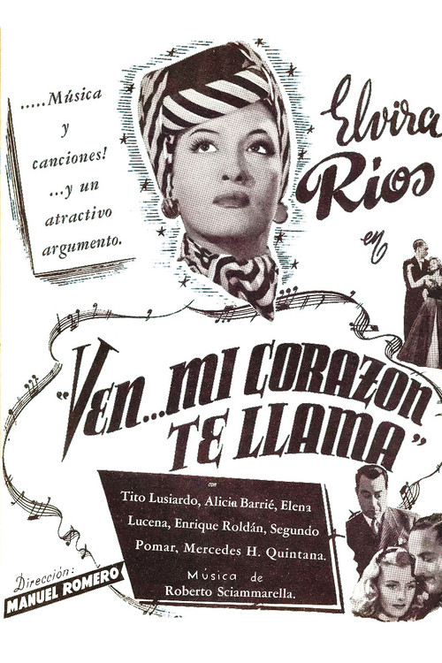 Ven mi corazón te llama poster