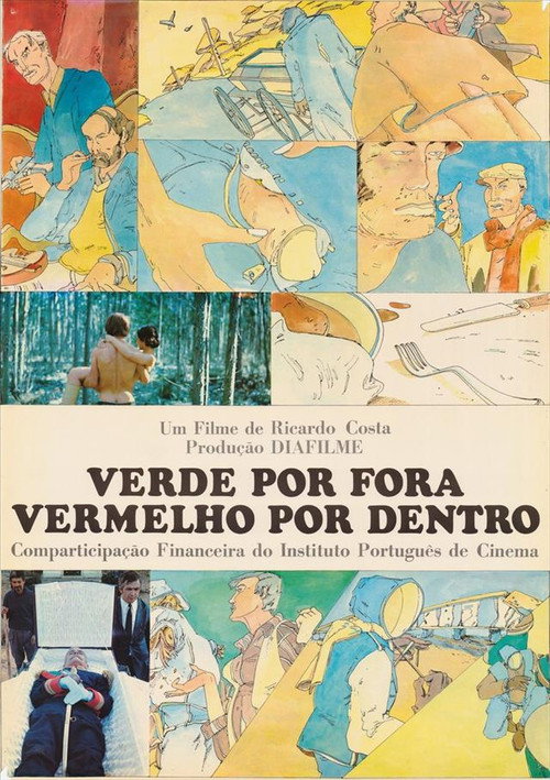 Verde por fora, vermelho por dentro poster