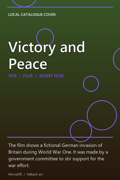 Victory and Peace poster
