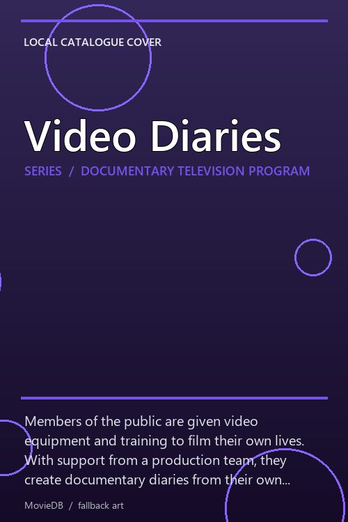 Video Diaries poster
