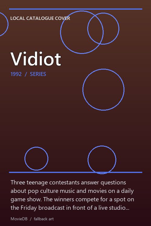 Vidiot poster