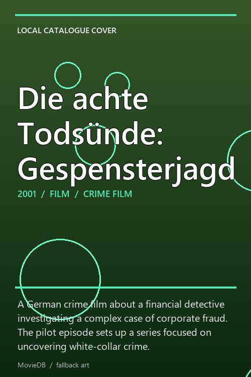 Die achte Todsünde: Gespensterjagd poster