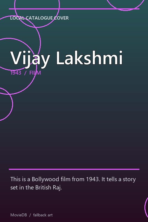 Vijay Lakshmi poster