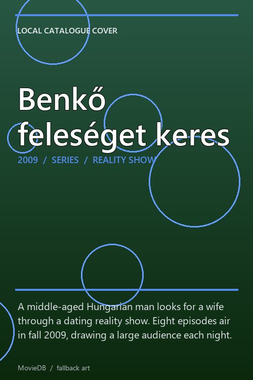 Benkő feleséget keres poster