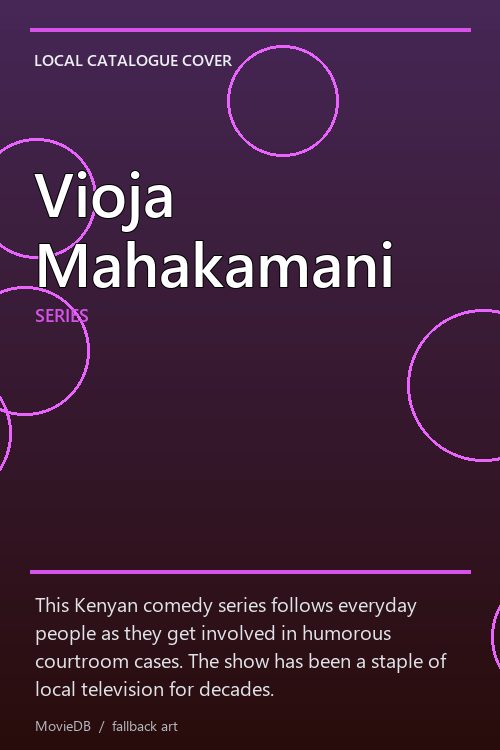 Vioja Mahakamani poster