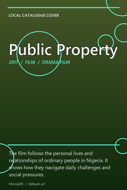 Public Property poster