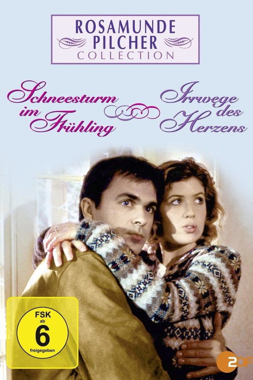 Schneesturm im Frühling poster
