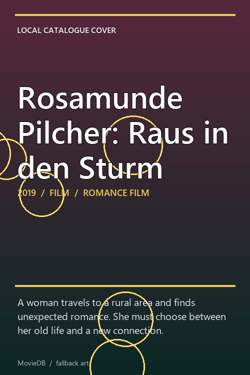 Rosamunde Pilcher: Raus in den Sturm poster