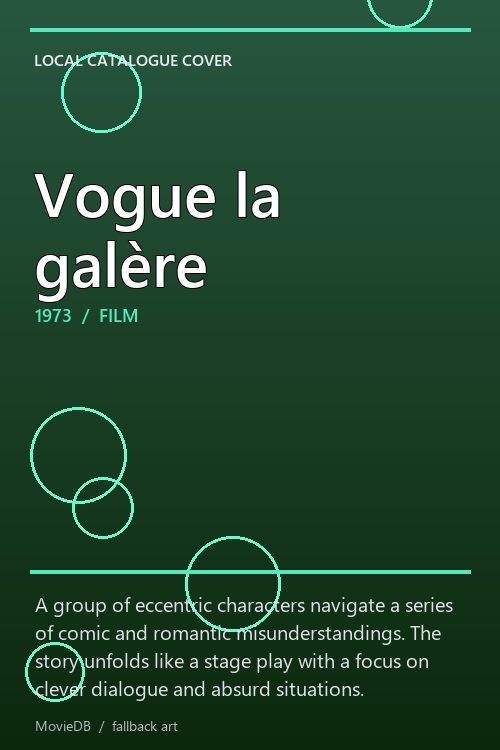 Vogue la galère poster