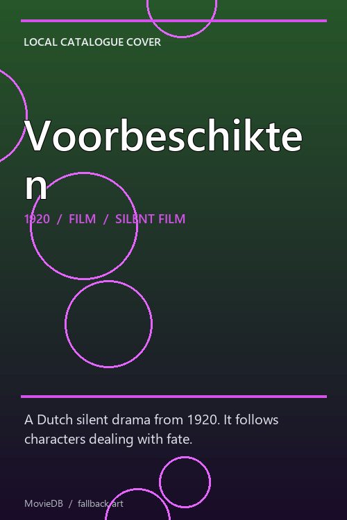 Voorbeschikten poster