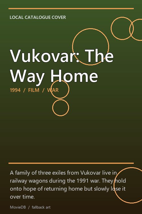 Vukovar: The Way Home poster