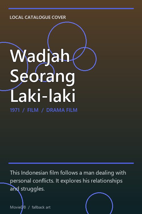 Wadjah Seorang Laki-laki poster