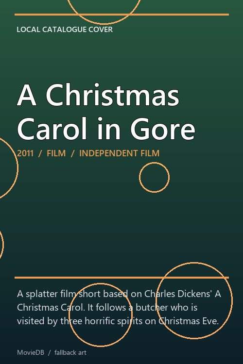 A Christmas Carol in Gore poster