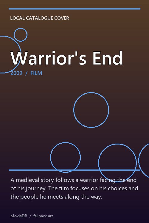 Warrior's End poster