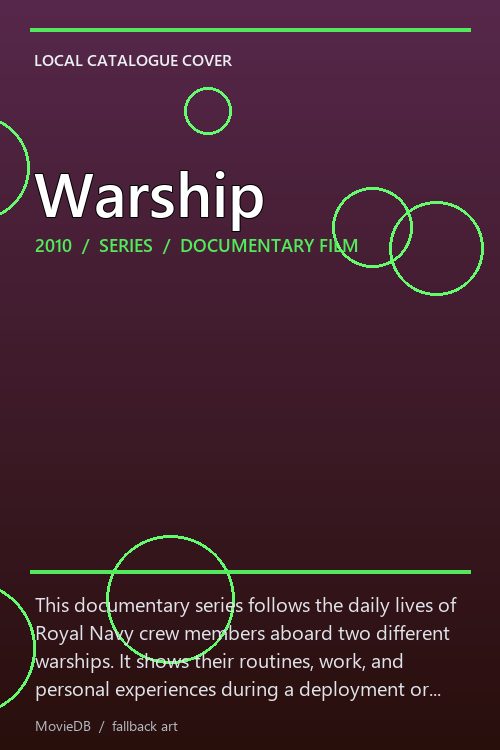 Warship poster