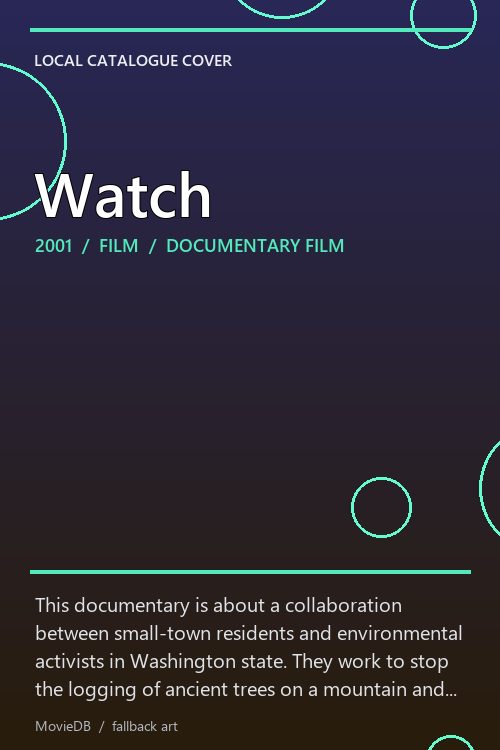 Watch poster