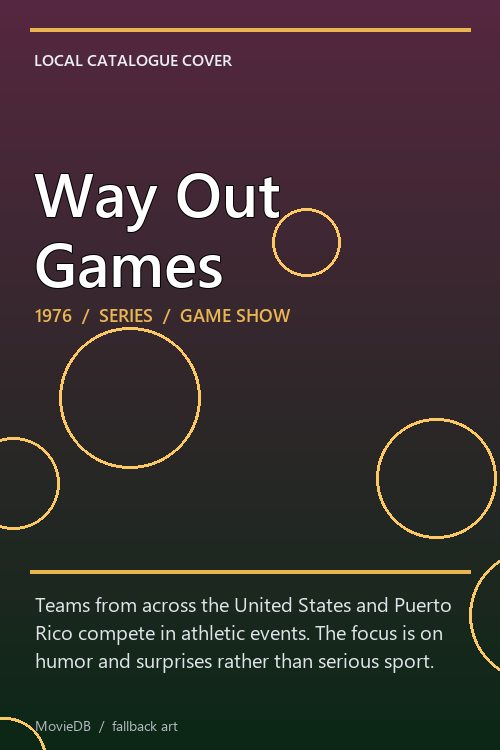 Way Out Games poster