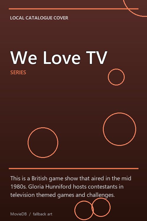 We Love TV poster