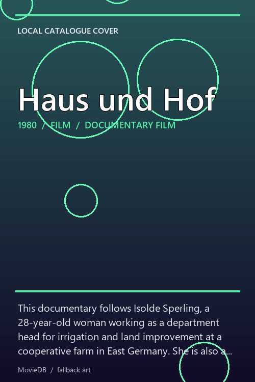 Haus und Hof poster