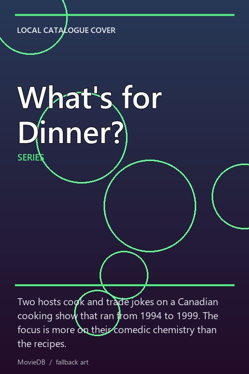 What's for Dinner? poster