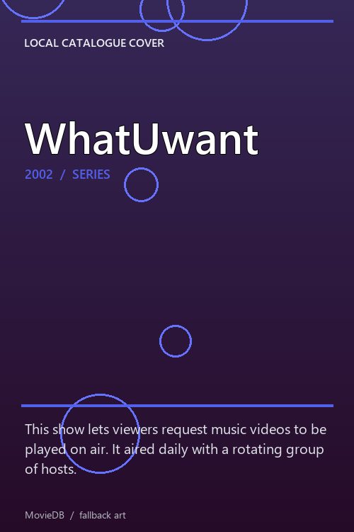 WhatUwant poster
