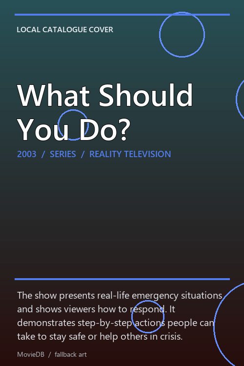What Should You Do? poster