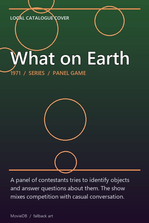 What on Earth poster