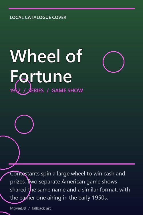 Wheel of Fortune poster