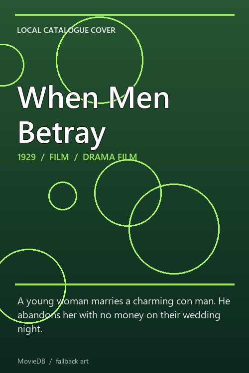 When Men Betray poster