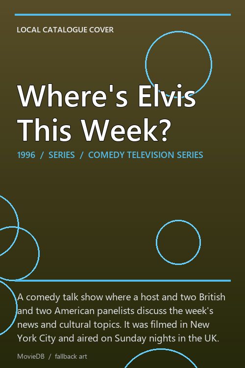 Where's Elvis This Week? poster