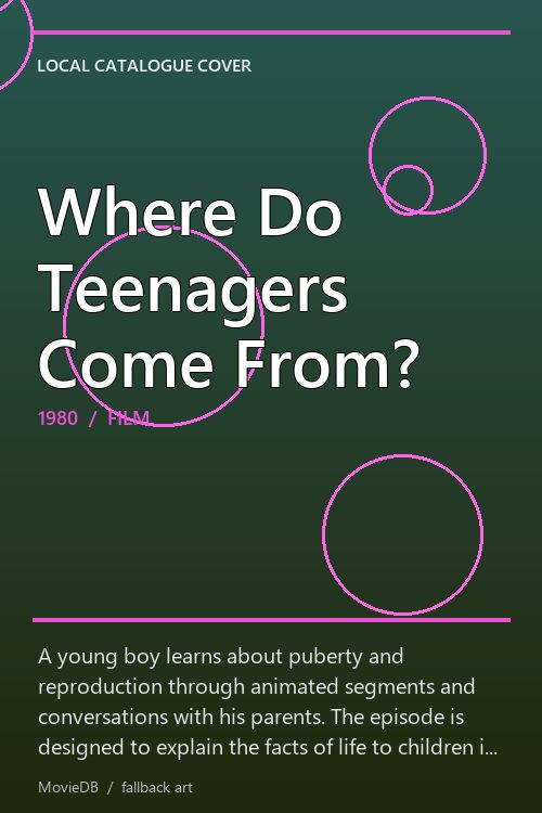 Where Do Teenagers Come From? poster