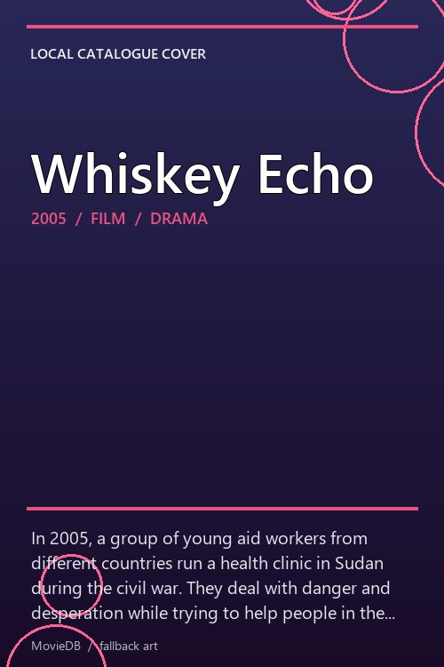 Whiskey Echo poster